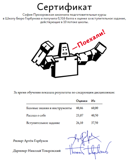 Подготовительные курсы